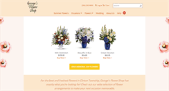 Desktop Screenshot of clintonmigeorgesflowershop.com